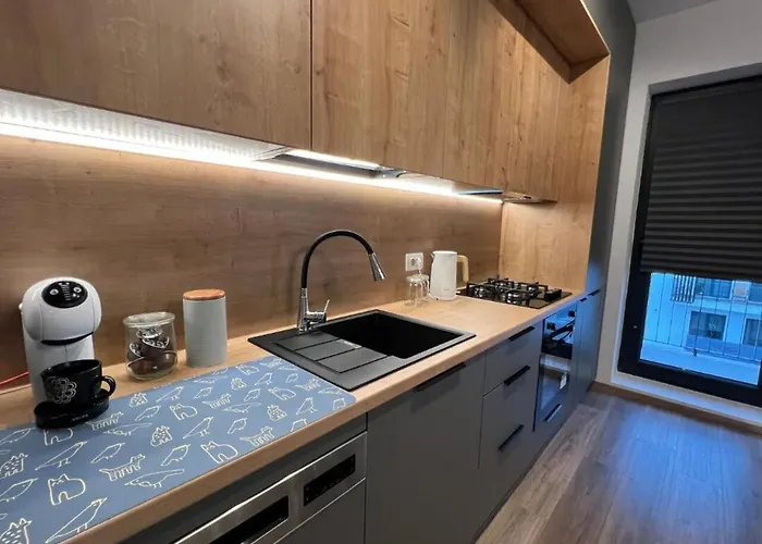 High-rise Luxury With Free Parking Appartement Bucarest